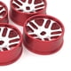 thumbnail image 2 of Cubo de llantas de rueda Zulema Paquete de 4 piezas para WLtoys K969 K979 K989 rojo, 2 of 6