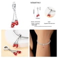 thumbnail image 2 of Jeffery Charms Christmas Hat, Gloves, Socks 925 Silver Pendants for Women Bracelet and Necklace,Christmas gloves,Christmas, 2 of 4
