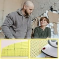 thumbnail image 4 of Hot Ruler Hot Hemmer Ruler Iron Ruler Sewing Tools Heat Resistant Ruler for Electric Iron Home lroning Work, 2 Different Styles, 4 of 9