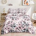 thumbnail image 1 of Juego de Funda Nórdica Gato Tamaño King, Juego de Cama Gatito Floral para Niños, Niñas, 3 Piezas, 1 of 8