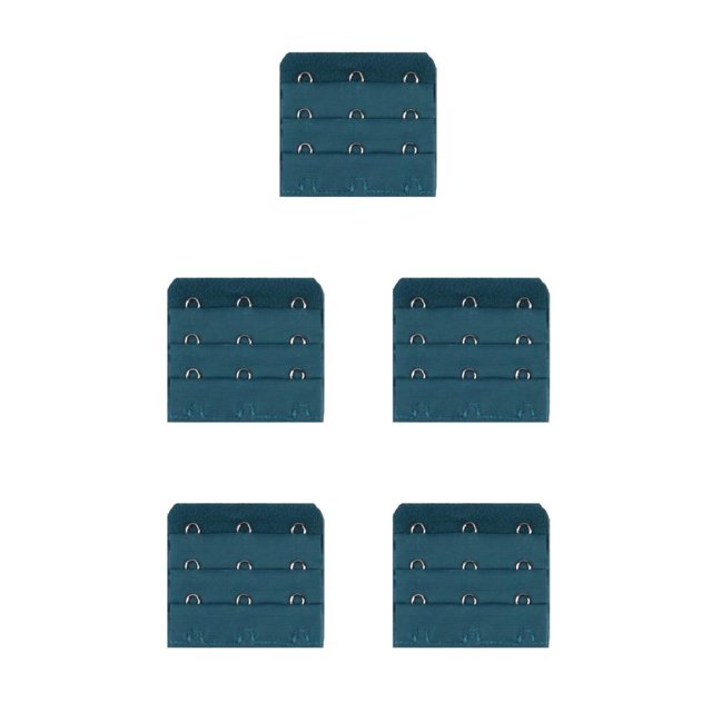 Qarigey Extensiones de sujetador con correa de extensión, hebilla de 3 ganchos, accesorios para mujer, abrazadera de ganchos, longitud Type5 NO5