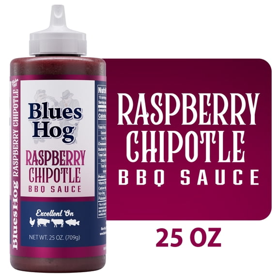 Blues Hog Raspberry Chipotle BBQ Sauce, Gluten-Free, 25 oz