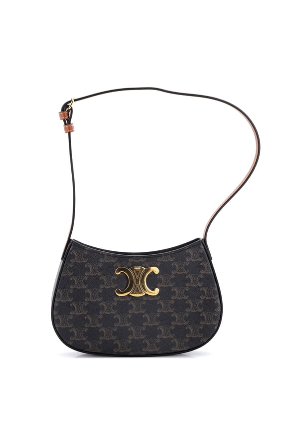 Pre-Owned Triomphe Tilly Bag Triomphe Coated Canvas Medium By Rebag