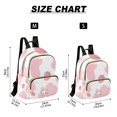 thumbnail image 3 of JIALIOU Mini Backpack Purse for Women Quilted Casual Daypack Small Travel Shoulder Bag, Pink Cow and Strawberry, 3 of 7