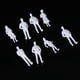 thumbnail image 4 of 10 piezas Mini figuras de personas blancas modelos realistas decoración de caja de arena de bricolaje adorno de hombre pequeño para casa de muñecas de paisaje en miniatura (1: 75 27 mm), 4 of 6