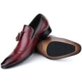 thumbnail image 4 of Mio Marino Men’s Leather Tassel Dress Shoes, 4 of 6
