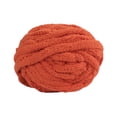 thumbnail image 2 of Chunky Chenille Yarn para Manta Tejida a Mano Hilo Grueso de Poliéster para Almohadón Lana Jumbo para Bufanda Y Sombrero Apta para Crochet Y Manualida Mandarina, 2 of 8