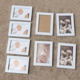 8PCS Photo Frame Set Simple Creative Household Bedroom Hanging Photo Frame Imitation Wooden