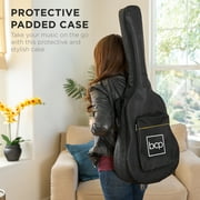 Best Choice Products 41in Full Size All-Wood Acoustic Guitar Starter Kit w/Gig Bag, E-Tuner, Pick, Strap, Rag - Black