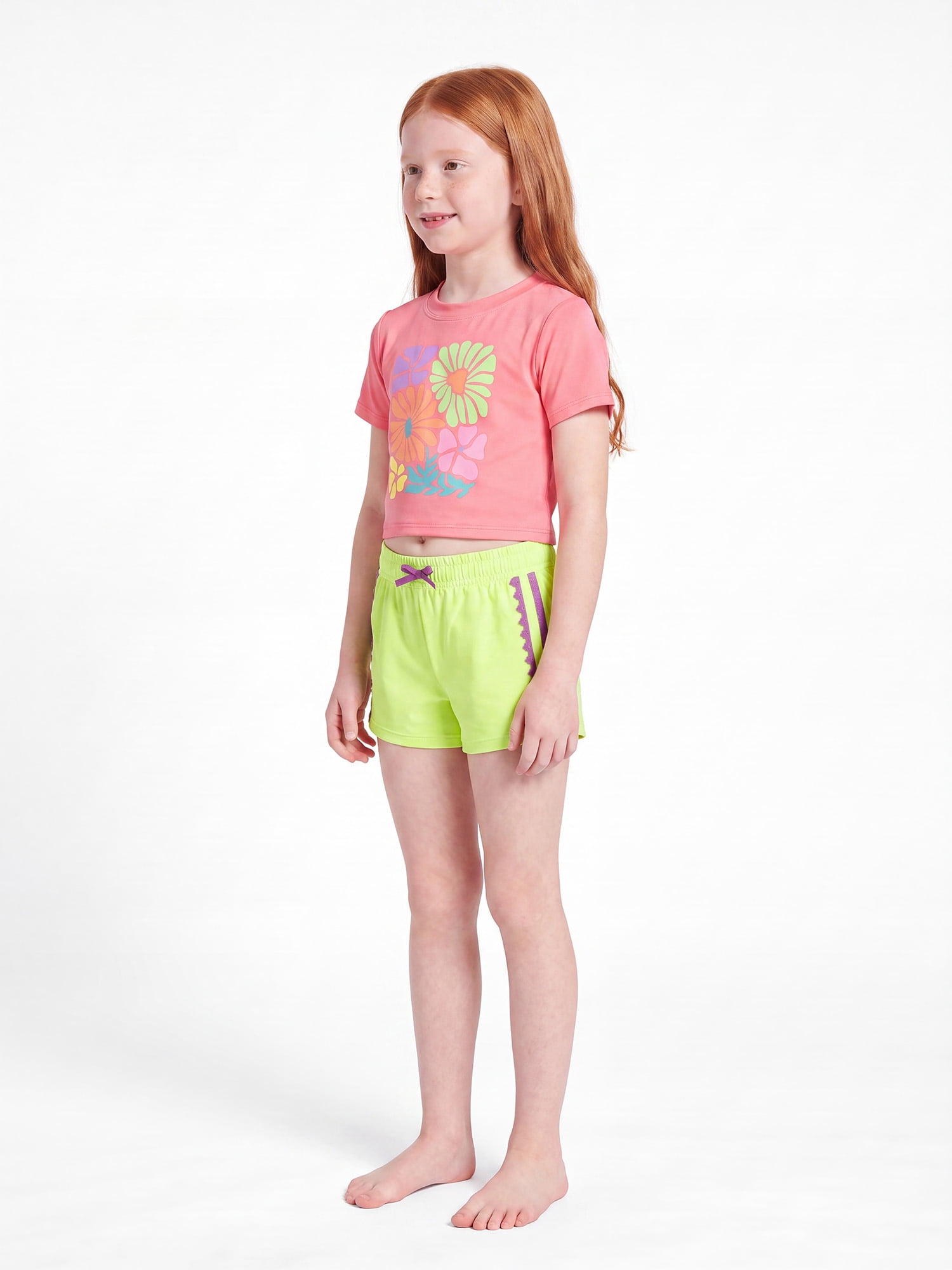 Ocean Gear Girls Coverup Swim Shorts, Sizes 4-18