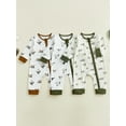 thumbnail image 3 of BemeyourBBs Newborn Baby Boy Girl Hunting Duck Outfits Mallard Romper One Piece Long Sleeve Zip Jumpsuit Spring Fall Winter Clothes, 3 of 9