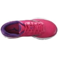 thumbnail image 5 of Mizuno Wave Rider 19 Junior Running Shoe (Little Kid/Big Kid), Fuchsia Purple/Silver, 5.5 B US Big Kid, 5 of 8