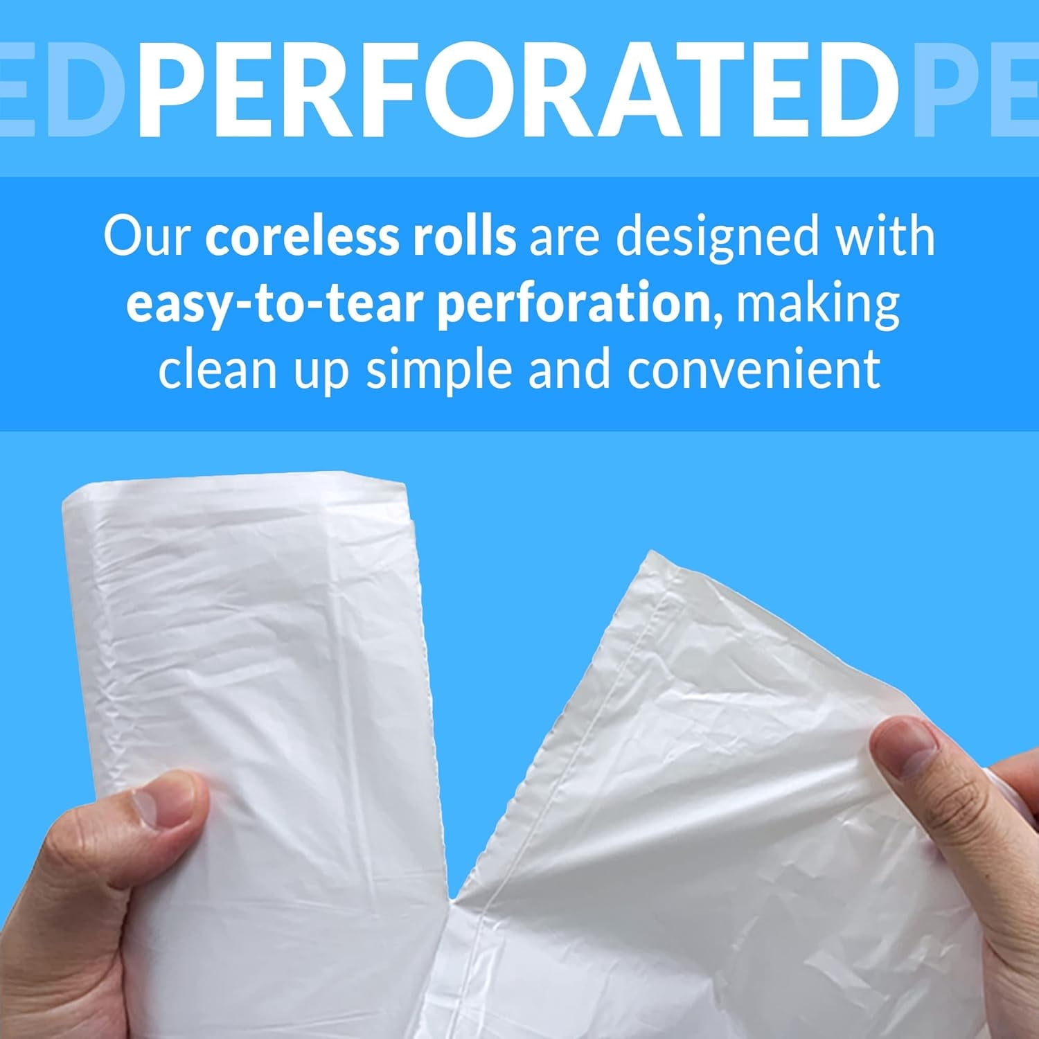 13 Gallon Trash Bags | 1000 Count Bulk | Tall Kitchen | Can Liners | Clear Multi-Use Garbage Bags