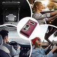 thumbnail image 5 of Waterproof PU Leather Organiser for Centre Console, Armrest Box Heightening Pad, Vehicle Storage Insert, Red, 5 of 5