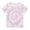 Pink19, variant on Girls Casual Tie-Dyed Short-Sleeve T-Shirt Cute Print Summer Blouse for Boys And Girls 1-13 T