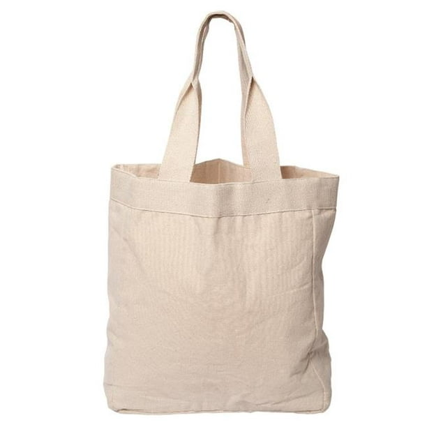 Debco E8593 Mediterranean Cotton Tote Bag - All Natural - 12 Pack ...