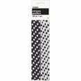 thumbnail image 2 of Black Polka Dots Straws (10ct), 2 of 2