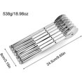 thumbnail image 5 of Dough Cutter Cake Divider, Stainless Steel 7 Wheels Adjustable Pastry Wheels, Multifunctional Stainless Steel Dough Divider, Cutting Wheel, Pizza Cutt, 5 of 5