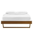 thumbnail image 6 of Modway Billie Twin Rubberwood and MDF Wood Platform Bed Frame in Walnut, 6 of 8