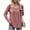 #1 Pink, variant on Womens Tops Fall Blouses Long Sleeve Tunic Square Neck Long Sleeve Shirts Lightweight Sweaters Pleated Casual Loose Fit Dressy Solid Color Black Size XL