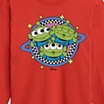 thumbnail image 3 of Toy Story - Aliens Checker Planet - Youth Boys Long Sleeve Graphic T-Shirt, 3 of 5