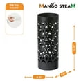 thumbnail image 6 of Mango Steam Modern Corner Entryway Umbrella Holder, Peacock Metal Black, 6 of 7