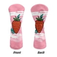 thumbnail image 5 of Uorisanigo Golf Club Head Cover Set of 3, Waterproof Golf Driver Fairway Wood Hybrid Headcover Head Cover, Funny PU Leather Red Strawberry Headcover, Keep Clubs Dry and Clean, 5 of 7