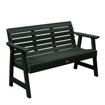 highwood® Eco-Friendly Recycled Plastic Weatherly Garden Bench, 5'