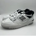 thumbnail image 1 of New Balance 550 Men's Size 10 White Black Grey Gray Sneakers BB550NCL, 1 of 6