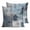 Blue Gray, variant on Teal Grey 18x18 Pillow Covers Set of 2, Abstract Art Oil Painting Modern Geometric Throw Pillow Covers Decorative Couch Cushion Case, Microfiber Square Pillowcases for Bedroom Car Living Room