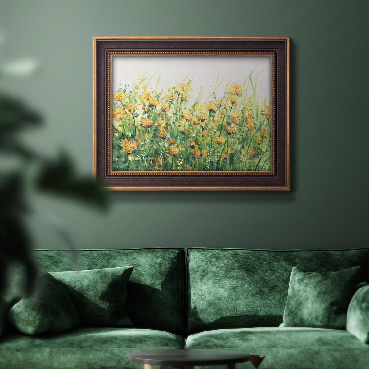 Garden in Bloom IV Premium Framed Canvas- Ready to Hang