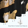 thumbnail image 6 of Shiba Inu Shower Curtain 84"x72" ,Bathroom Decorative Shower Curtains Set with 12 Hooks,Modern Waterproof Washable Shower Curtain, 6 of 6