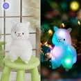 thumbnail image 2 of 13,5" (Aprox. 34,9 cm) Animal de Peluche de Alpaca Brillante Llama Blanca LED Juguete de Peluche Suave con Luz Nocturna Colorida Regalo de Amigo Brillante para la Hora de Acostarse para Niños Pequeño, 2 of 5