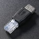 thumbnail image 3 of Convertidor de cable de red LAN Ethernet RJ45 macho a USB hembra con cabezal de cristal CHAXIN, 3 of 8