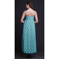 thumbnail image 4 of Bimba Robe Longue Maxi à Bretelles Spaghetti Ajustables Imprimée au Bloc, Tenue de Plage d'Été - Xxx-Grand, 4 of 6