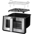 thumbnail image 3 of Gourmiaa Digital Air Fryer with Window and Light, 8-Quart, Black, 3 of 5