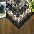 thumbnail image 7 of Yesurprise 5*7 Washable Area Rugs - Braided Printed Area Rugs, Modern Indoor Floor Carpet, Rustic Accent Area Rugs, Low Pile Non-Slip Area Rugs for Living Room Bedroom, Black, 7 of 7