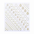 thumbnail image 5 of 3D Nail Stickers Gold Silver Metal Black Geometric Flower, 5 of 5