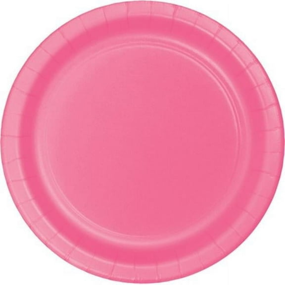7 in. Lunch Plate, Candy Pink - 24 per Case - Case of 10