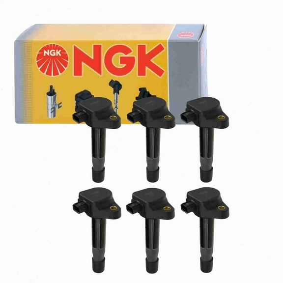 6 pc NGK Ignition Coils compatible with Acura MDX 3.7L V6 2010-2013