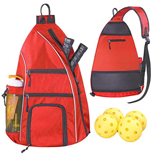Adjustable Pickleball Bag 1 Pack of Sport Pickleball Sling Bag for Women Man 