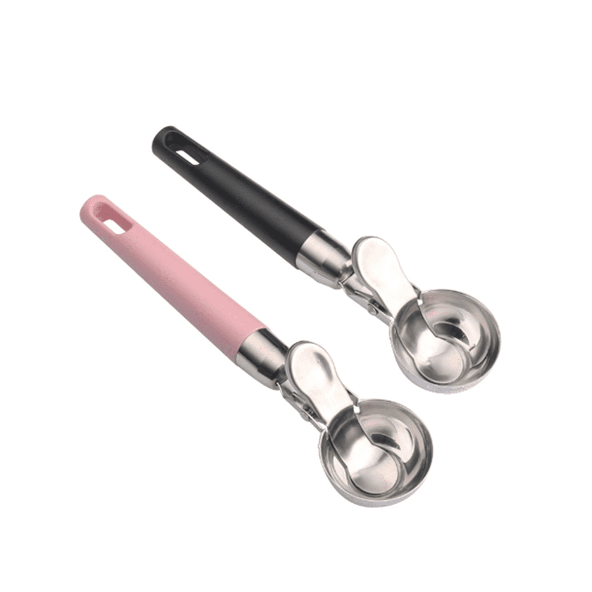 Stainless Steel Ice Cream Scoop with Ejector, Ice Cream Ball Scoop for