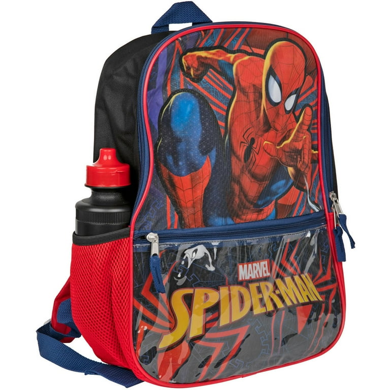 Marvel Spider Man 15 Kids Backpack School Set