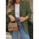 thumbnail image 3 of Blazer PRETTYGARDEN 2025 para mujer, casual, de negocios, color verde militar, 3 of 5