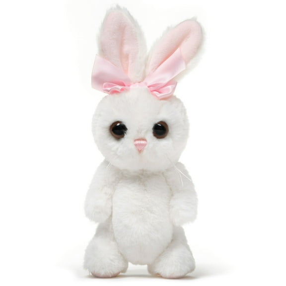 Bearington Bunni Big Head Bunny The Stuffed Bunny Plush, 8 Inch White Bunny Stuffed Animal