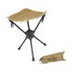 thumbnail image 5 of Taburete giratorio para acampar, taburete trípode plegable, silla portátil con bolsa de almacenamiento para senderismo, playa, caminatas, conciertos, Caqui, 5 of 8