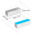 thumbnail image 4 of 50x15x15mm Without or With Thermal Pad Electronic Radiators Heatsink for GPU IC LED Chip Cooling Silver Without Pad 2pcs, 4 of 6