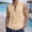 Khaki, variant on Men's Sleeveless Shirt Casual Pocket Sleeveless Button Top Breathable Summer Shirt Beach Vacation Tank Top