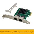 thumbnail image 2 of Adaptador de doble puerto Pci X1 para servidor Gigabit Bcm5718 Compatible con W, 2 of 5