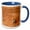 Blue/White, variant on 3drose, Climbing, Moab Desert Adventures, Near Moab, Utah - Us45 Hga0280 - Howie Garber, 11oz Two-tone Yellow Mug